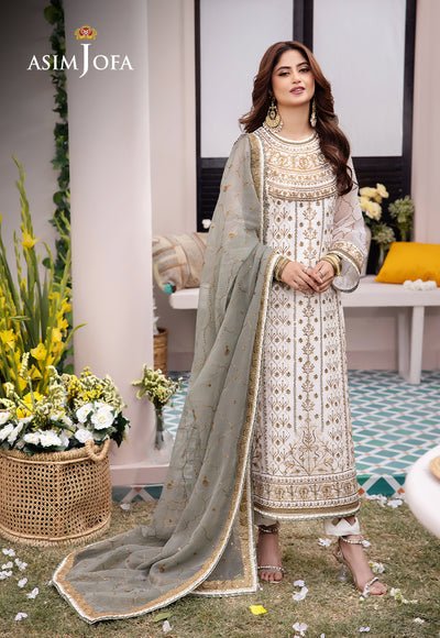 Asim Jofa | Dhanak Rang Collection | AJCF-17 - Official Asim Jofa stockist in UK - Sakeena London