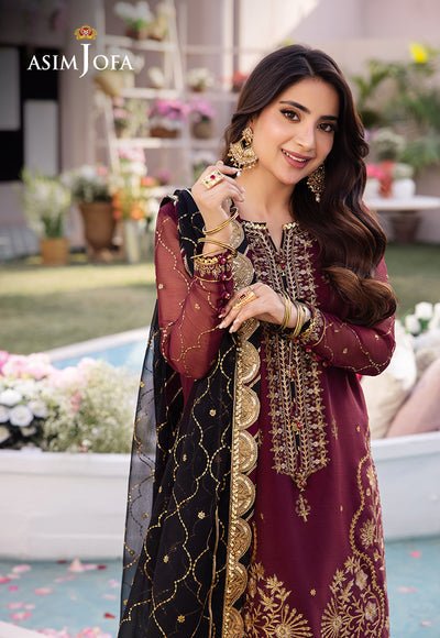 Asim Jofa | Dhanak Rang Collection | AJCF-18 - Official Asim Jofa stockist in UK - Sakeena London