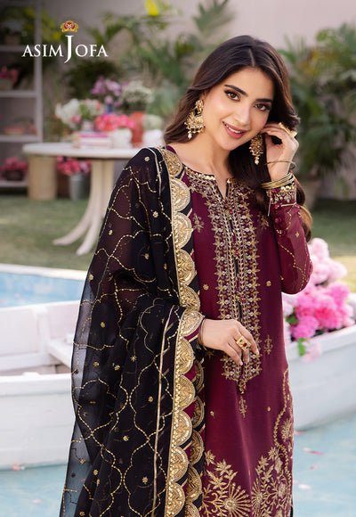 Asim Jofa | Dhanak Rang Collection | AJCF-18 - Official Asim Jofa stockist in UK - Sakeena London