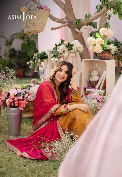 Asim Jofa | Dhanak Rang Collection | AJCF-25 - Official Asim Jofa stockist in UK - Sakeena London
