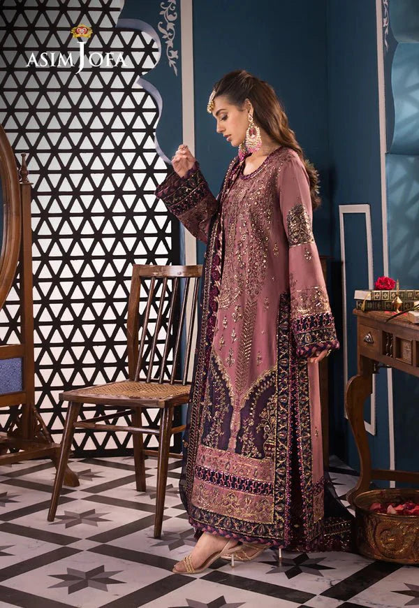 Asim Jofa | Fasana e Ishq Eid Luxury Lawn | AJFI-22 - Official Asim Jofa stockist in UK - Sakeena London