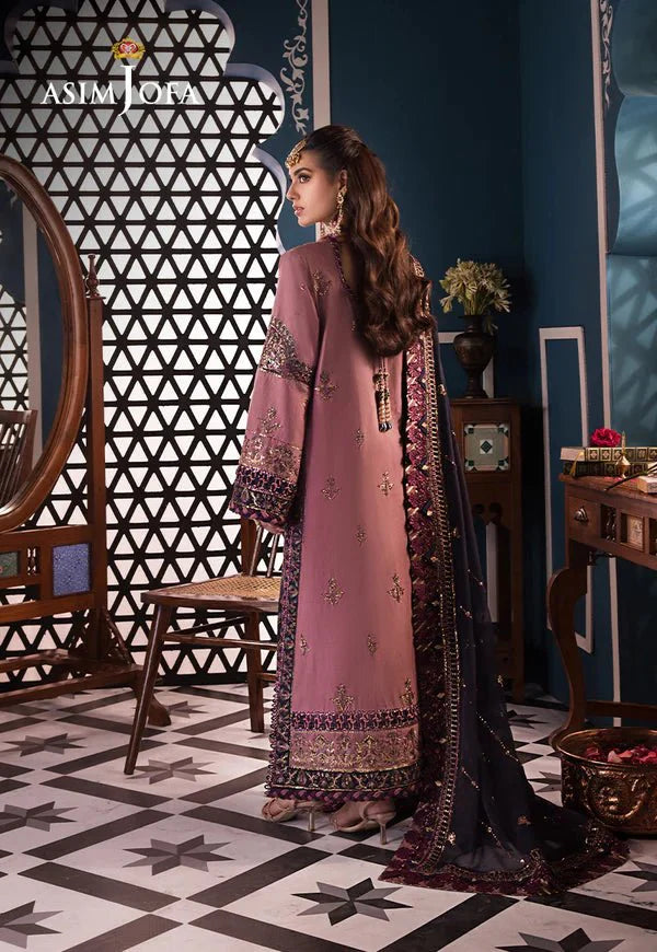 Asim Jofa | Fasana e Ishq Eid Luxury Lawn | AJFI-22 - Official Asim Jofa stockist in UK - Sakeena London