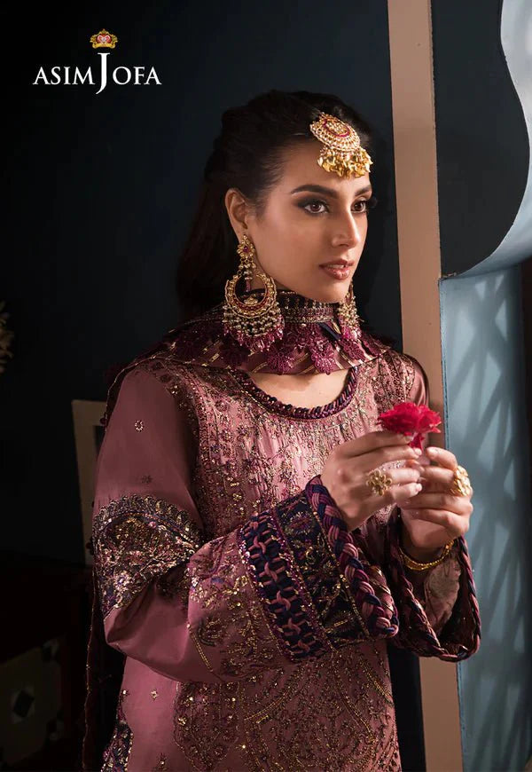 Asim Jofa | Fasana e Ishq Eid Luxury Lawn | AJFI-22 - Official Asim Jofa stockist in UK - Sakeena London