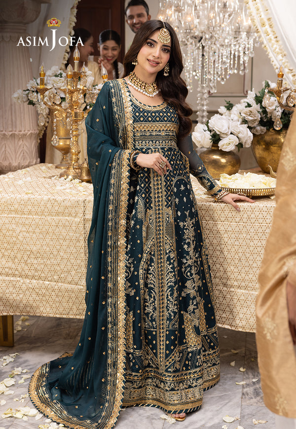 Asim Jofa | Shehnai Festive Collection | AJSH-18 - Official Asim Jofa stockist in UK - Sakeena London