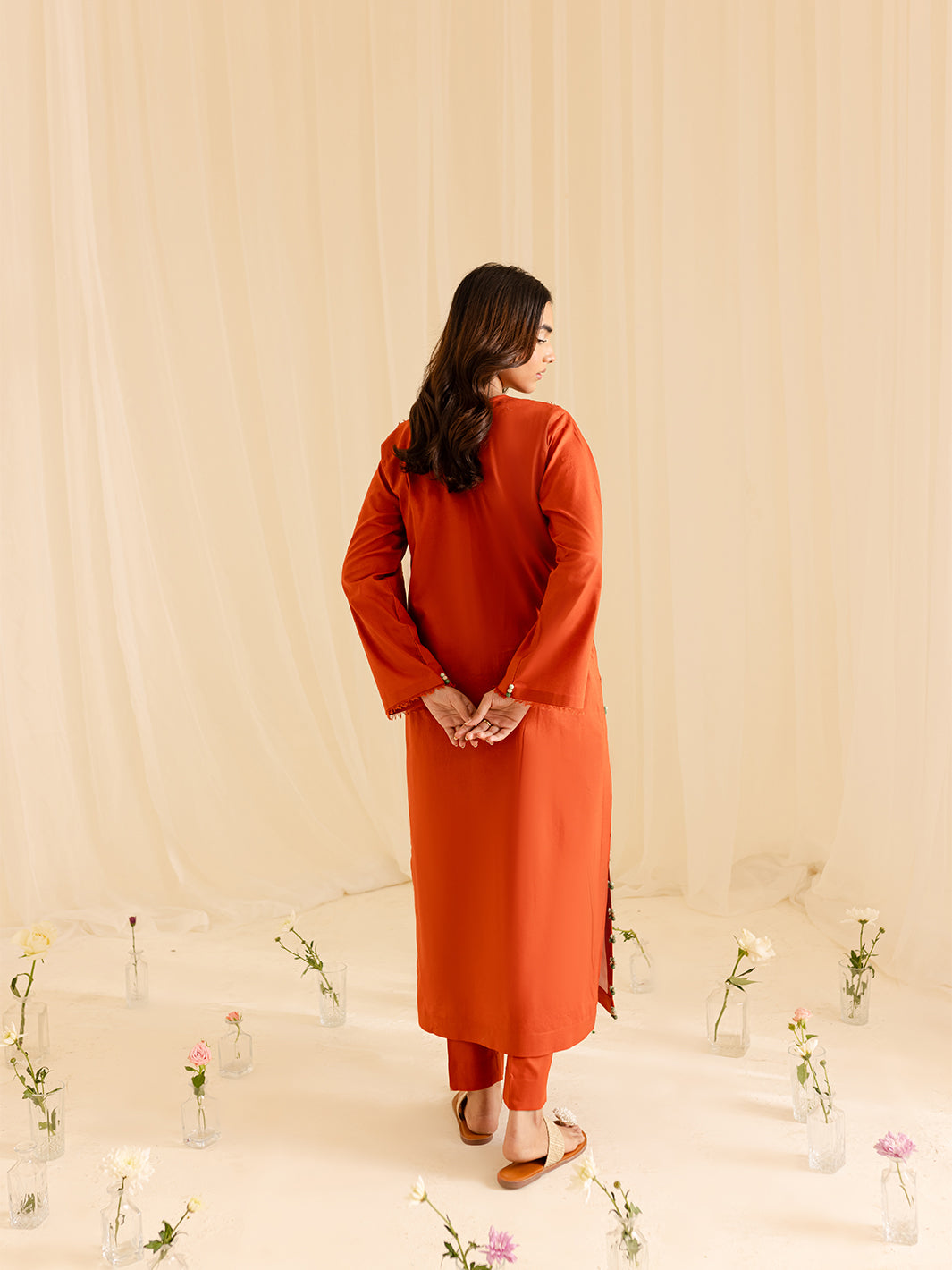 Mahnur | Petal Whispers Lawn Pret | Aster - Official Mahnur stockist in UK - Sakeena London