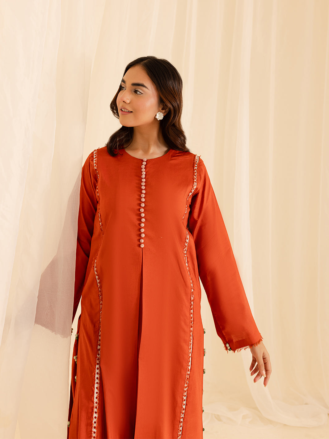 Mahnur | Petal Whispers Lawn Pret | Aster - Official Mahnur stockist in UK - Sakeena London
