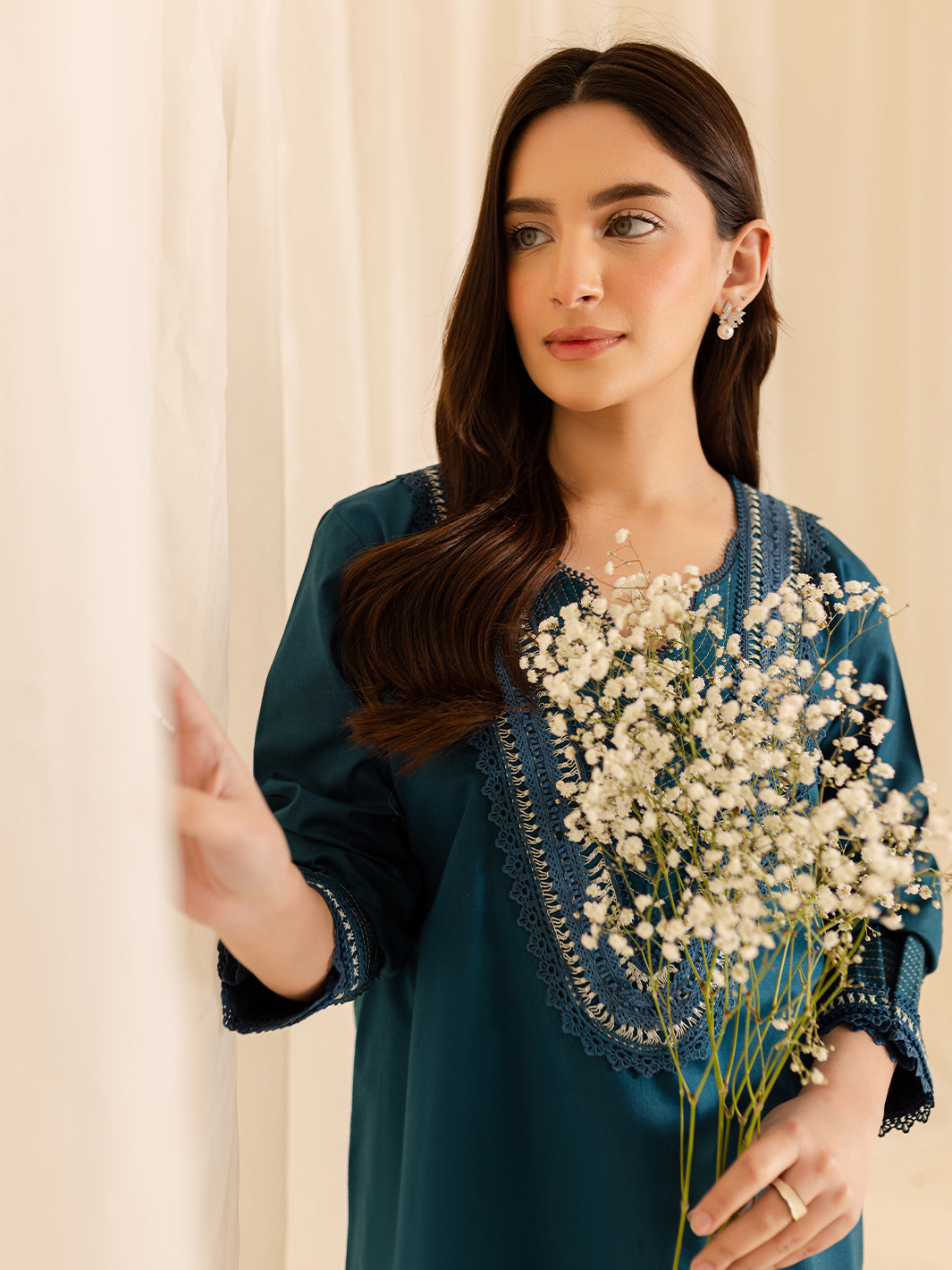 Mahnur | Petal Whispers Lawn Pret | Asteria - Official Mahnur stockist in UK - Sakeena London