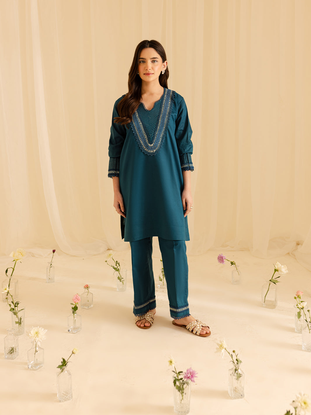Mahnur | Petal Whispers Lawn Pret | Asteria - Official Mahnur stockist in UK - Sakeena London