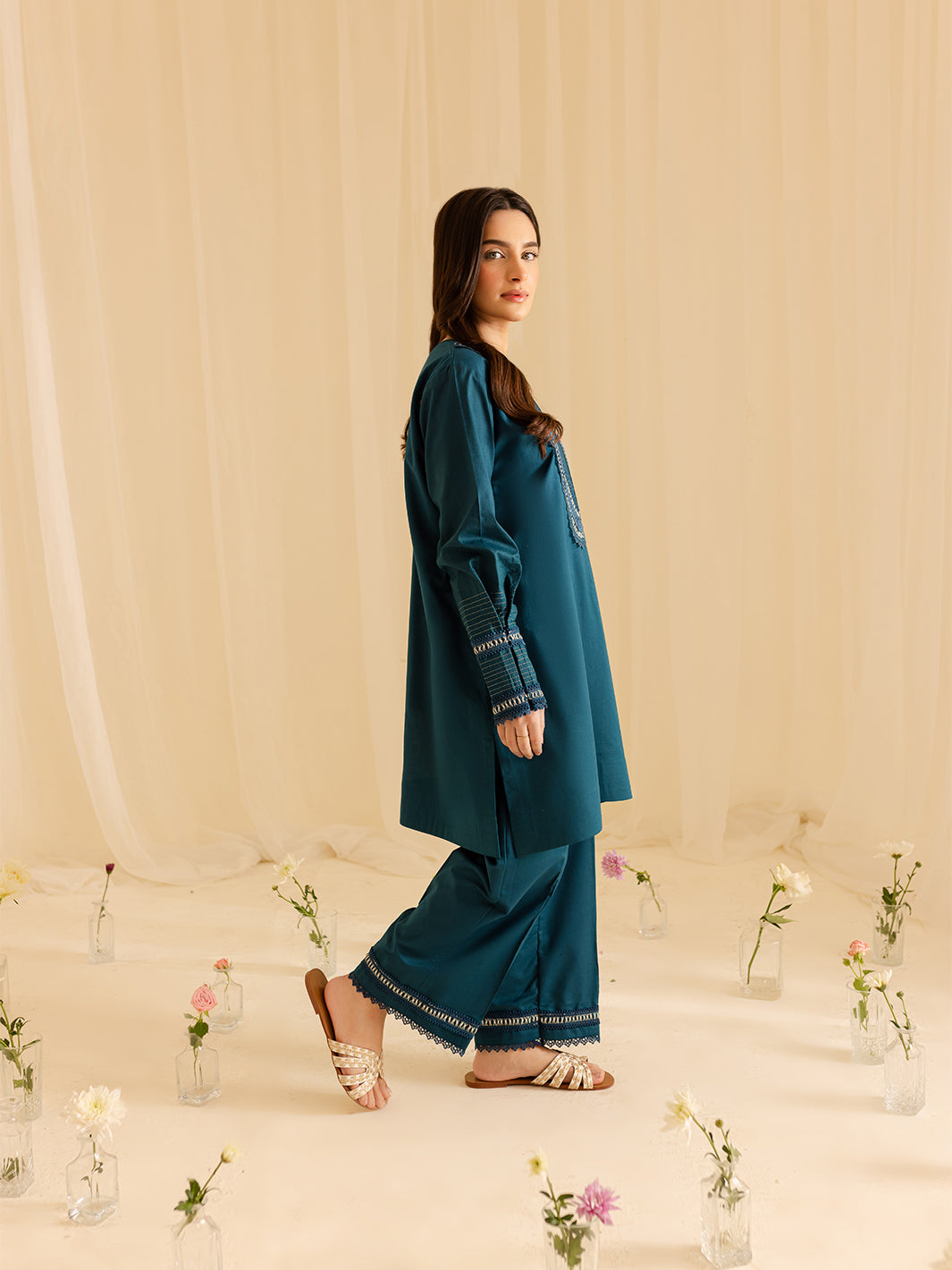 Mahnur | Petal Whispers Lawn Pret | Asteria - Official Mahnur stockist in UK - Sakeena London