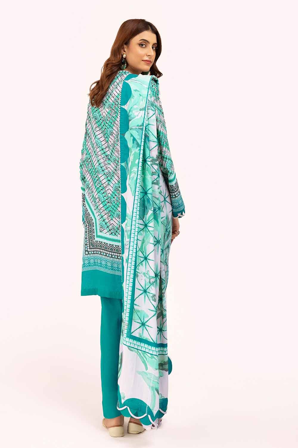 Gul Ahmed | Winter Collection 24 | Karandi Suit AY-42003 - Official Gul Ahmed stockist in UK - Sakeena London