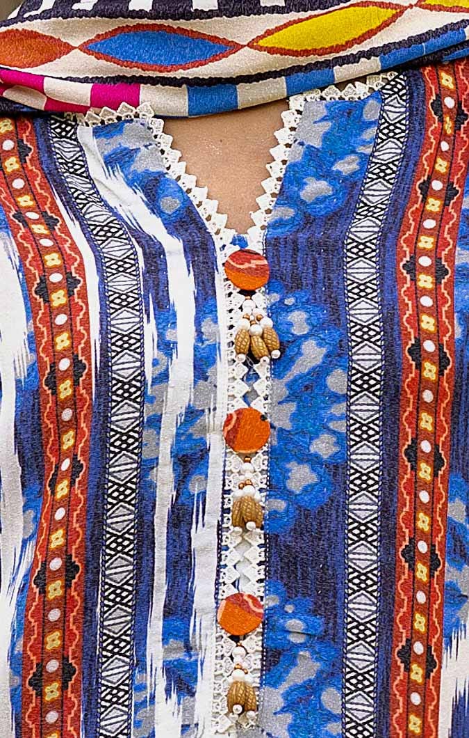 Gul Ahmed | Winter Collection 24 | Karandi Suit AY-42004 - Official Gul Ahmed stockist in UK - Sakeena London