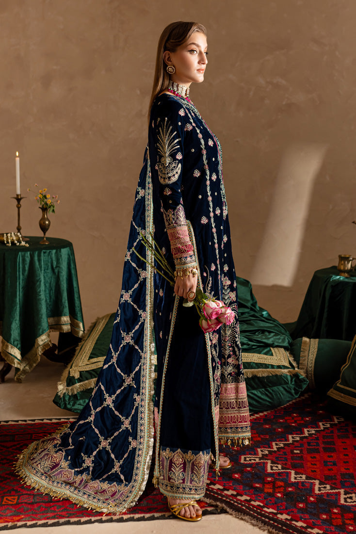 Marjjan | De Rose Velvet | MRV-10 (BLUE) - Official Marjjan stockist in UK - Sakeena London