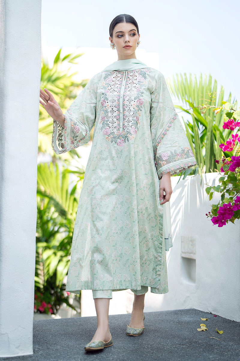 Baroque | Lawn Collection 24 | UF-550 - Official Baroque stockist in UK - Sakeena London