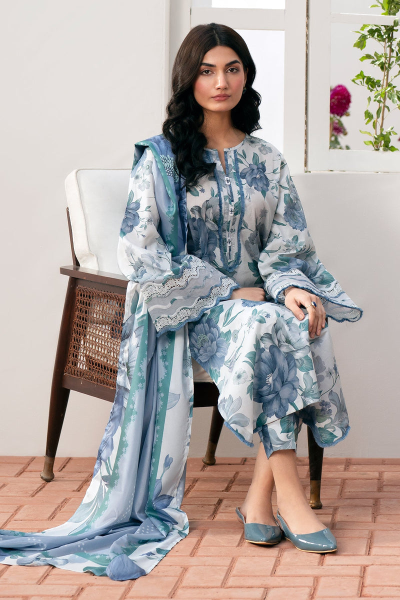 Baroque | Lawn Collection 24 | UF-541 - Official Baroque stockist in UK - Sakeena London