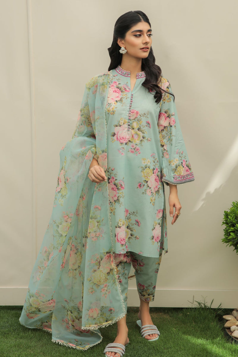 Baroque | Lawn Collection 24 | UF-215 - Official Baroque stockist in UK - Sakeena London