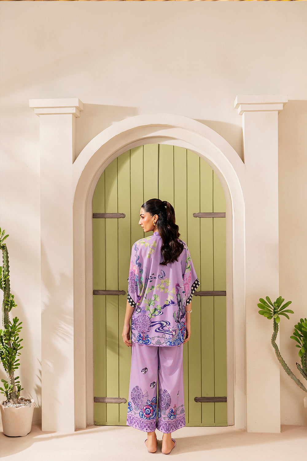 Saira Rizwan | Silk Coords 25 | LILAC LUSH - SRSP-25-10 - Official Saira Rizwan stockist in UK - Sakeena London