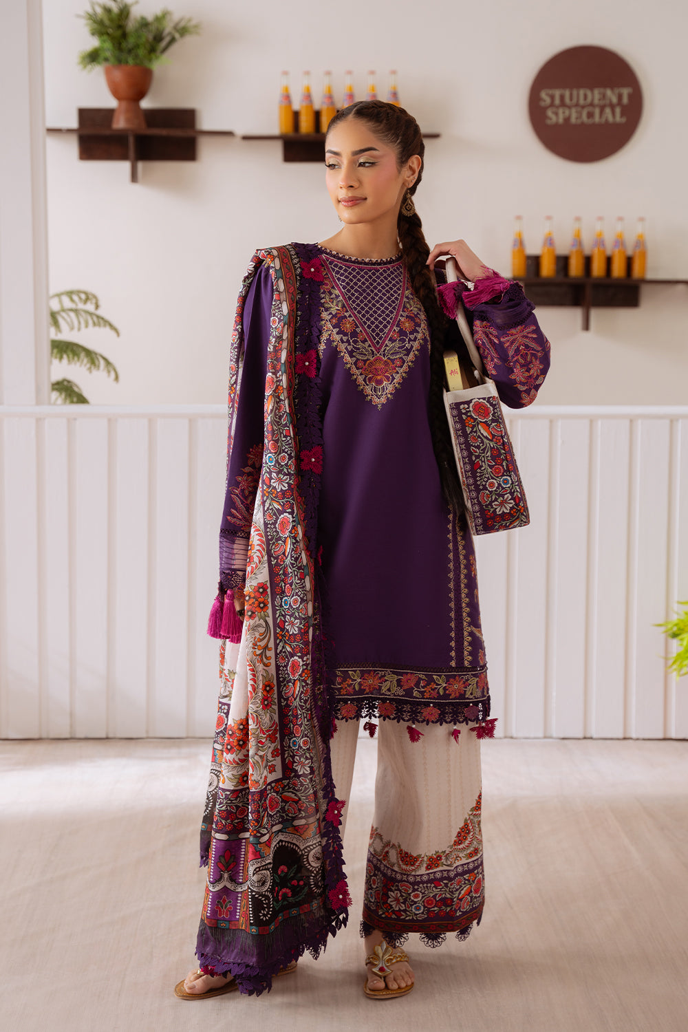Saira Rizwan | Laanem Summer Lawn 25 | ELIF-B-SRL25-05 - Official Saira Rizwan stockist in UK - Sakeena London
