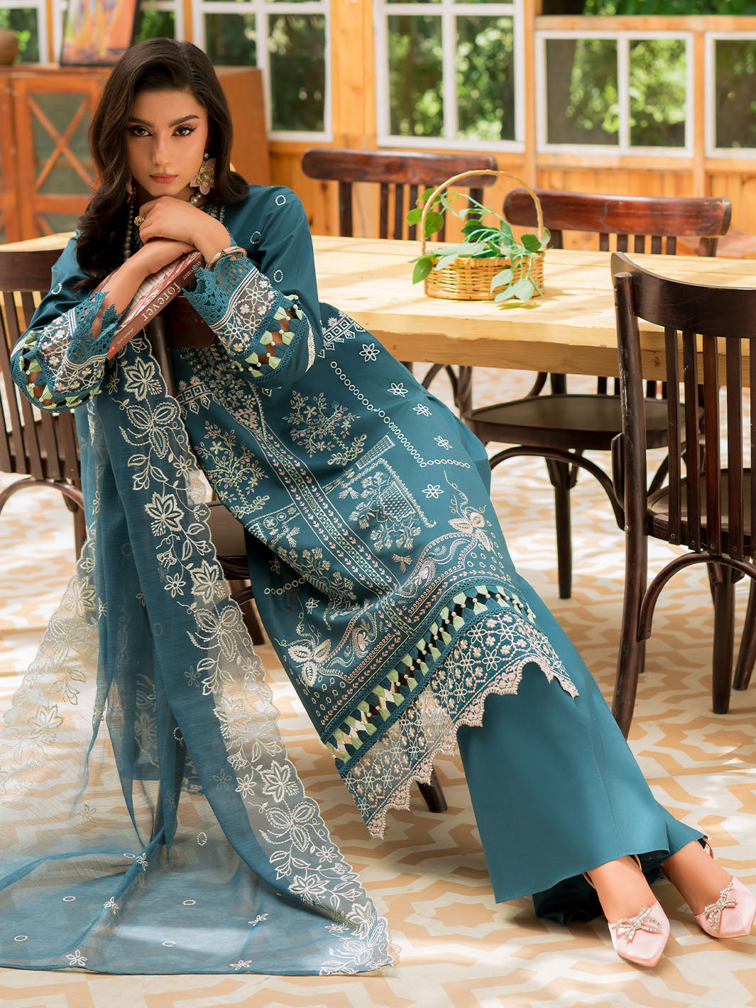 Mahnur | Bella Lawn 24 | BL - 01 - Official Mahnur stockist in UK - Sakeena London
