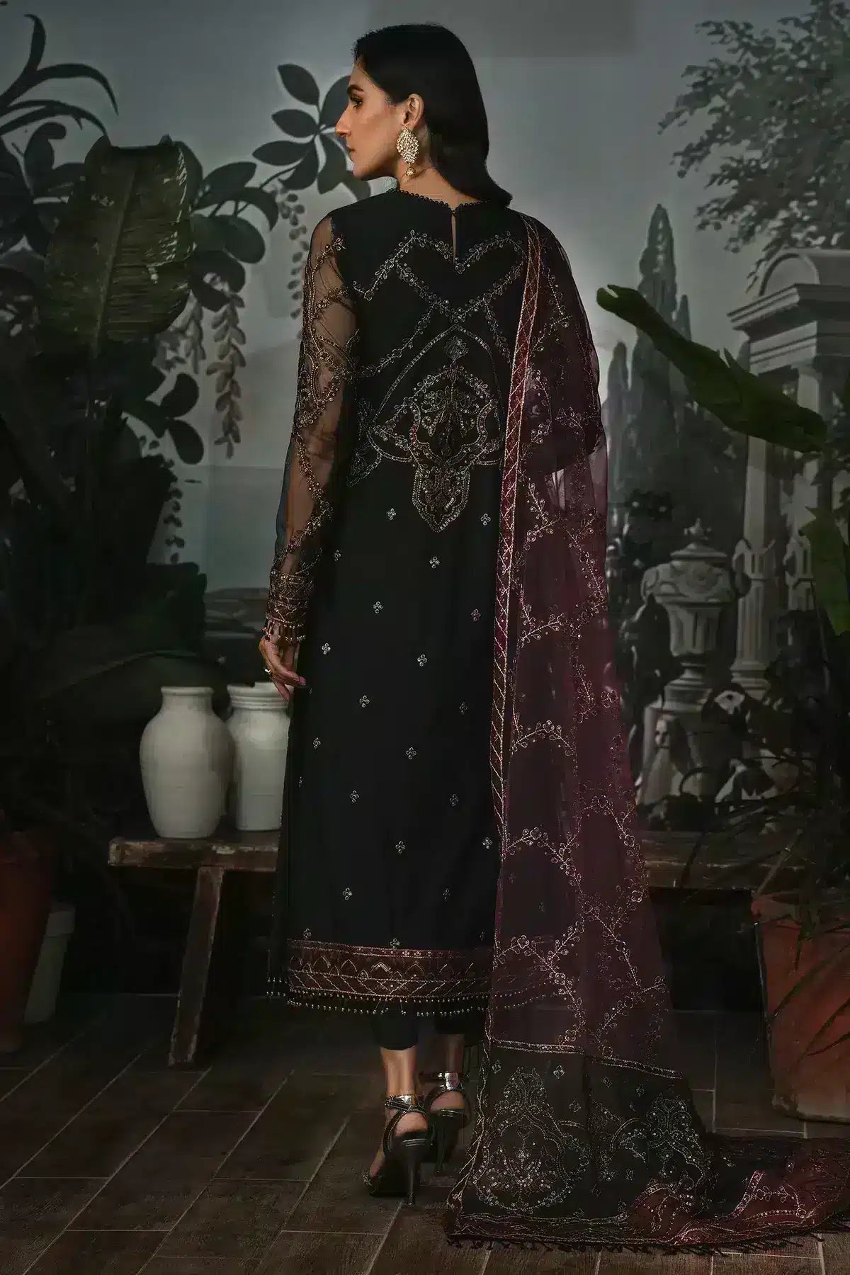 Zarif | LA ROSELLA Formals | ZLR 04 NIGHT GLOW - Official Zarif stockist in UK - Sakeena London