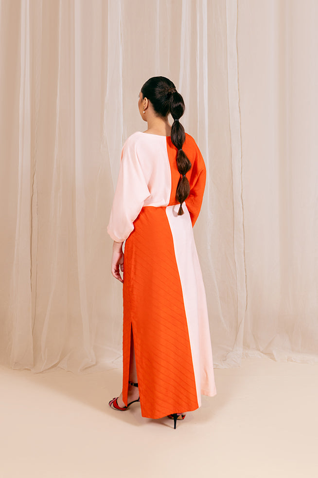 Fozia Khalid | Kaftaan | Coral Bloom - Official Fozia Khalid stockist in UK - Sakeena London