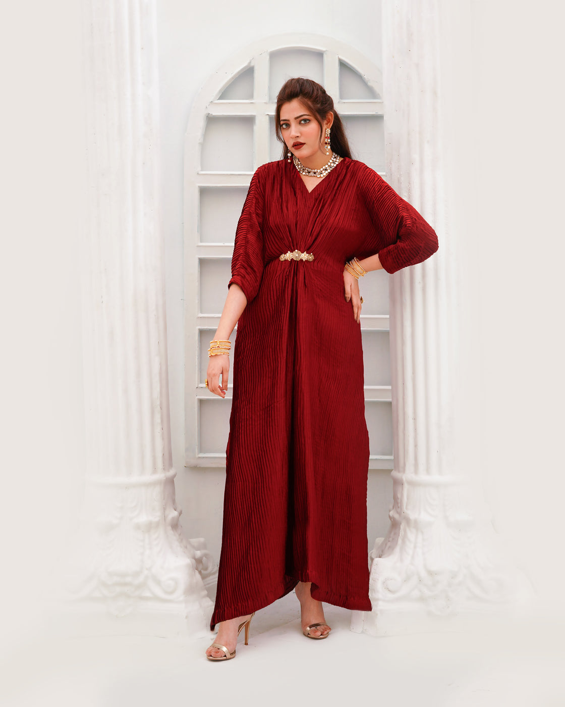 Zar | Formals Wear | Maroon - Official Zar stockist in UK - Sakeena London