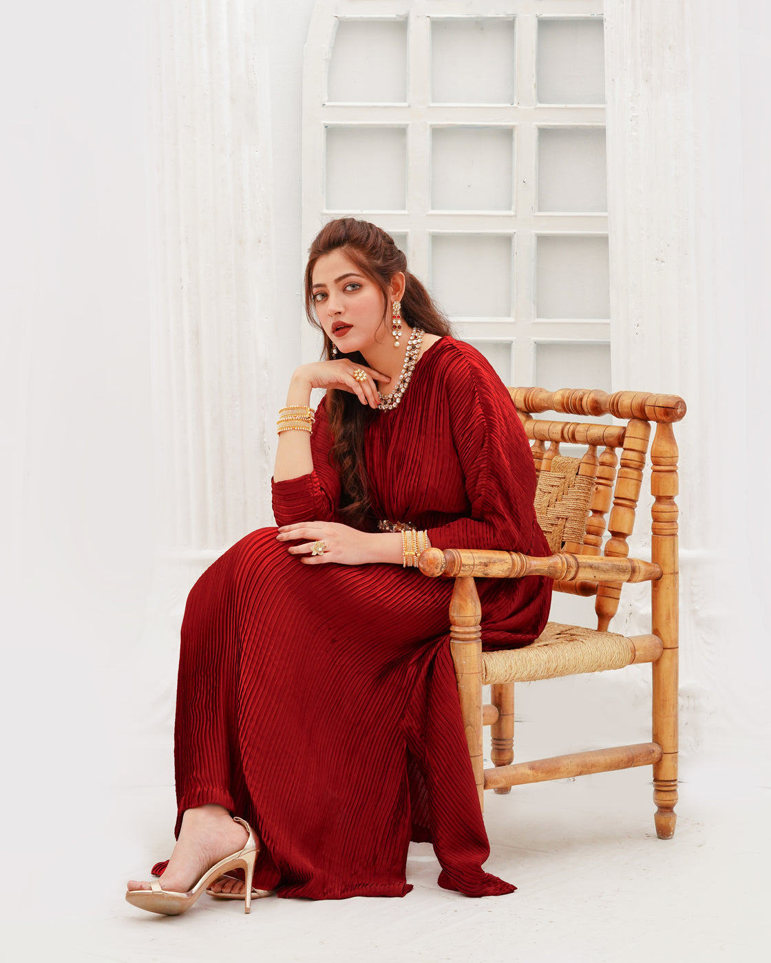 Zar | Formals Wear | Maroon - Official Zar stockist in UK - Sakeena London