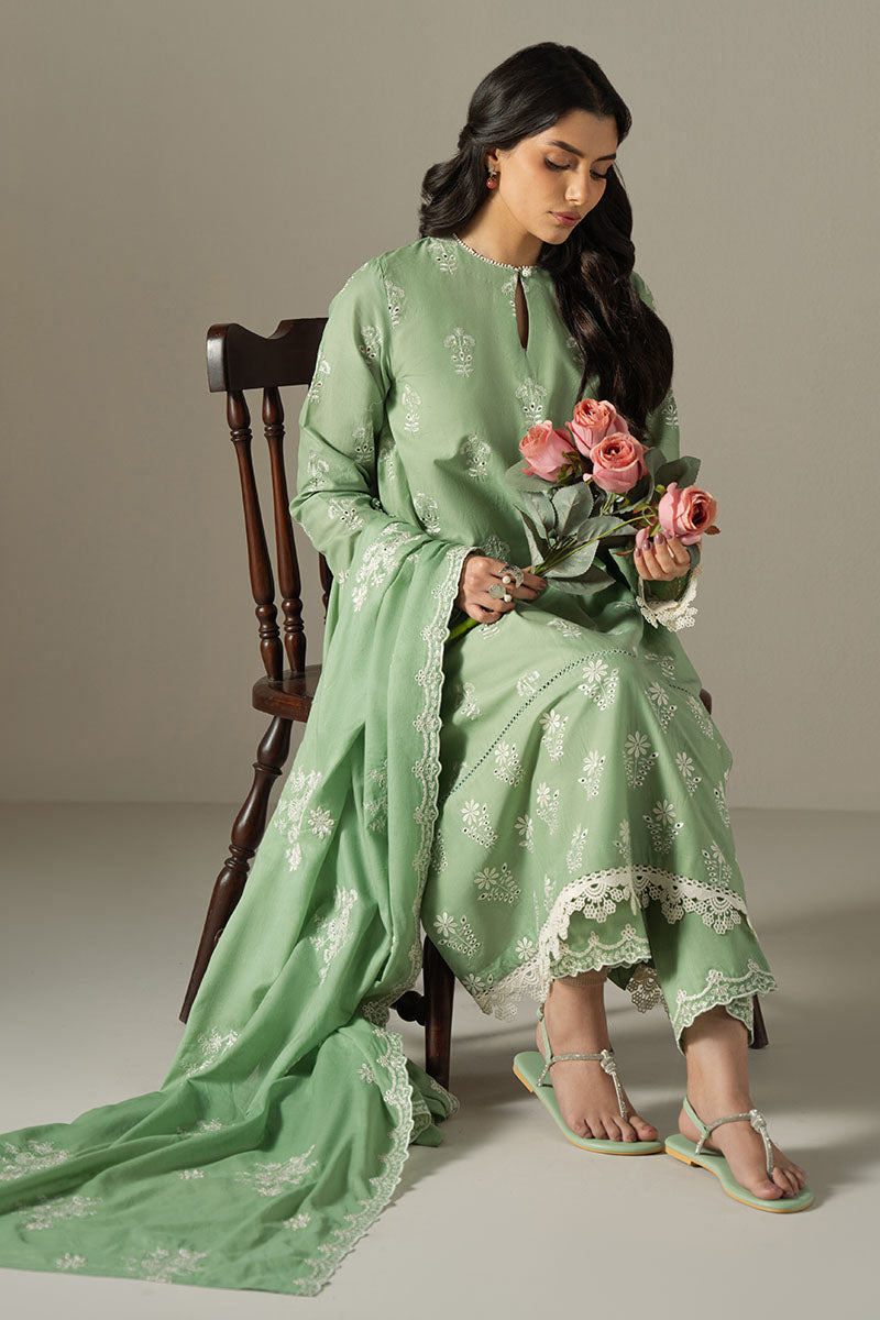 Cross Stitch | Chikankari Lawn 25 | SAGE GARDEN - Official Cross Stitch stockist in UK - Sakeena London