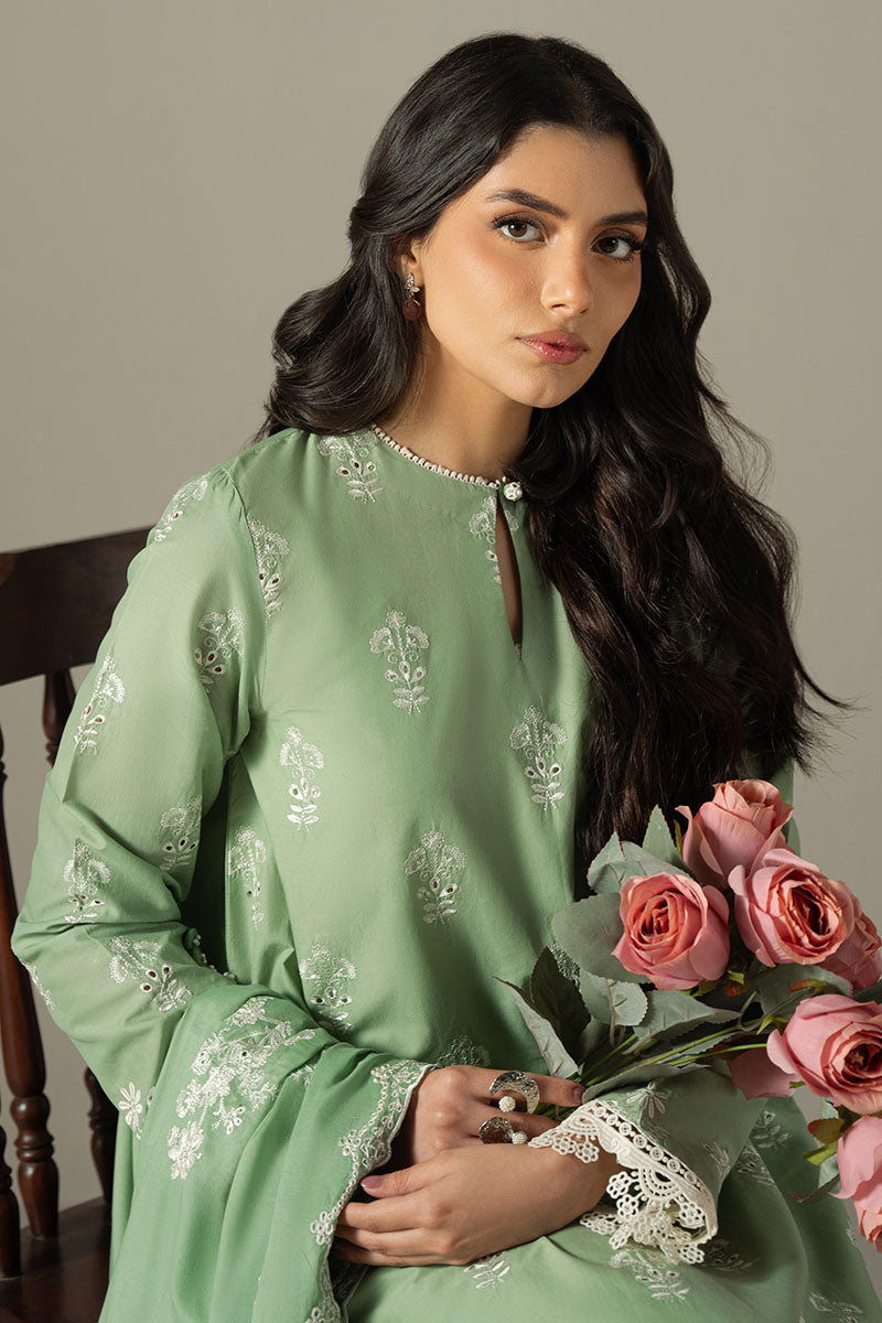 Cross Stitch | Chikankari Lawn 25 | SAGE GARDEN - Official Cross Stitch stockist in UK - Sakeena London