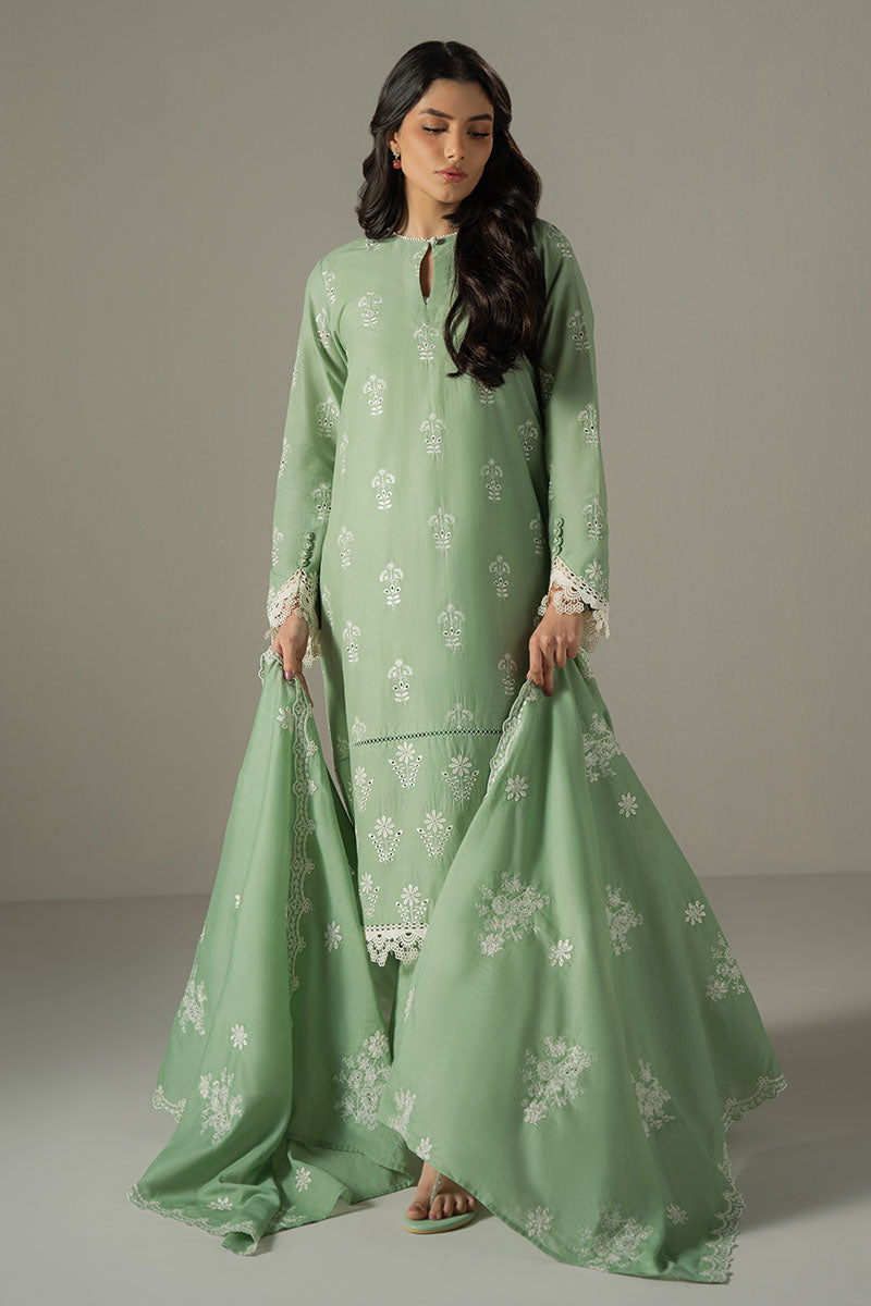 Cross Stitch | Chikankari Lawn 25 | SAGE GARDEN - Official Cross Stitch stockist in UK - Sakeena London