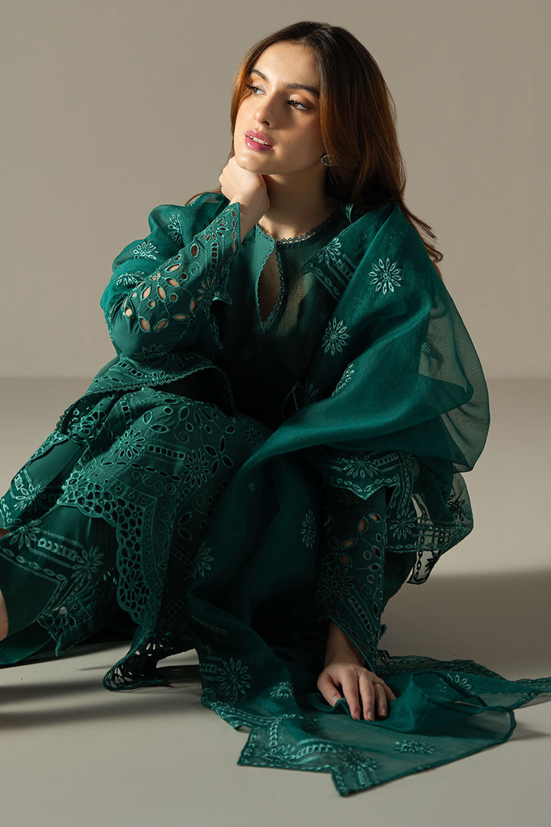 Cross Stitch | Chikankari Lawn 25 | VERDENT FLORA - Official Cross Stitch stockist in UK - Sakeena London