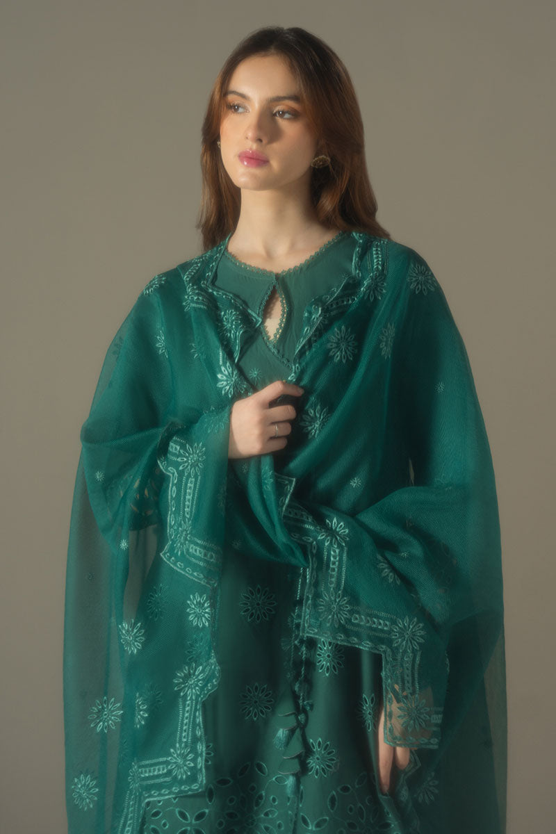Cross Stitch | Chikankari Lawn 25 | VERDENT FLORA - Official Cross Stitch stockist in UK - Sakeena London