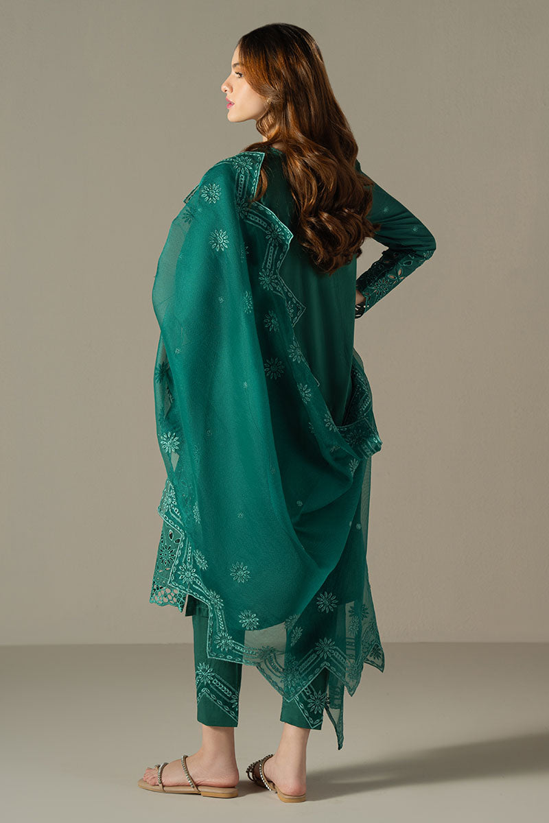 Cross Stitch | Chikankari Lawn 25 | VERDENT FLORA - Official Cross Stitch stockist in UK - Sakeena London