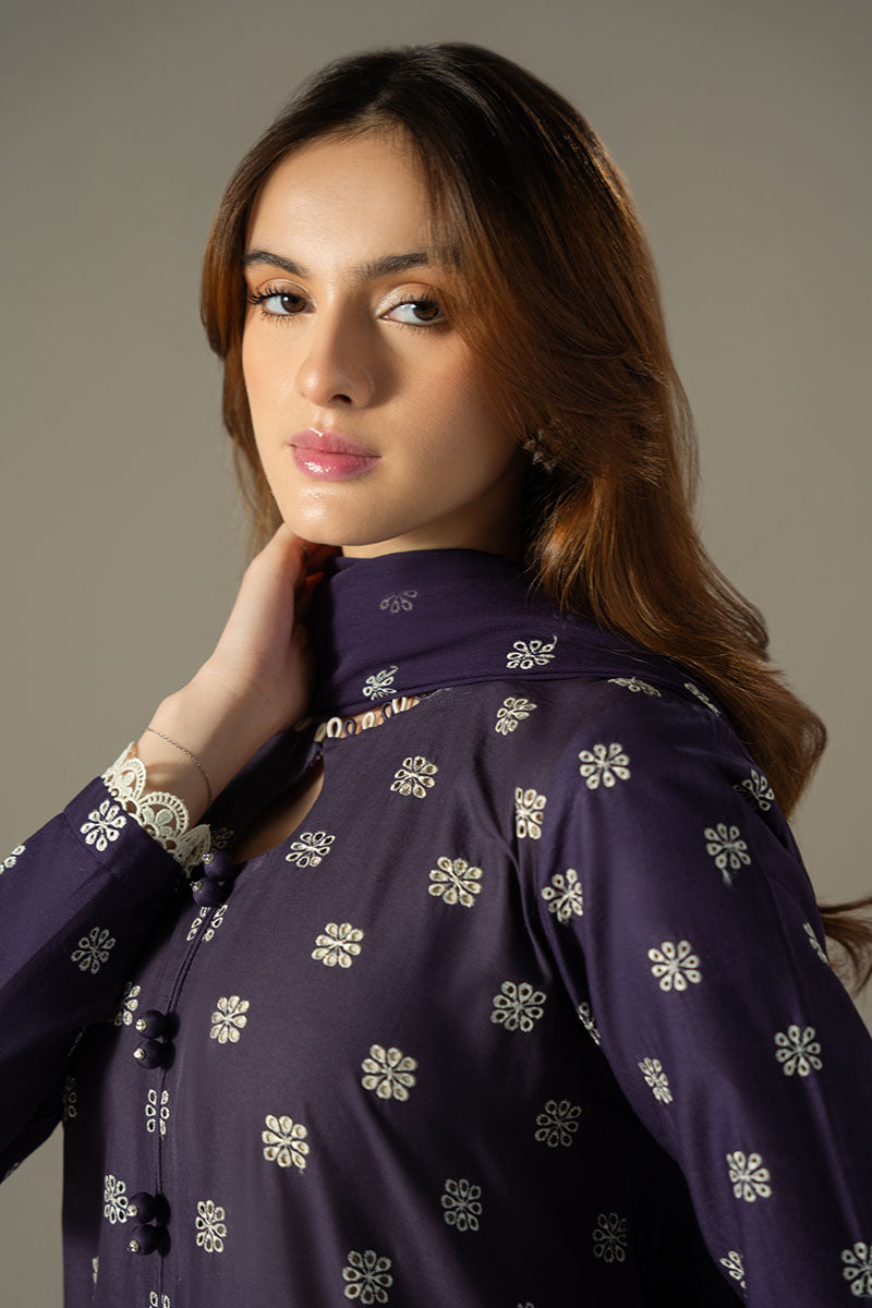 Cross Stitch | Chikankari Lawn 25 | INDIGO ROYAL - Official Cross Stitch stockist in UK - Sakeena London