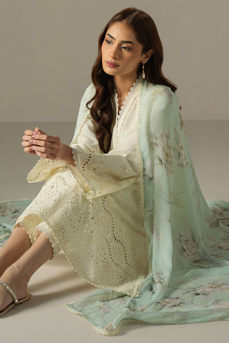 Cross Stitch | Chikankari Lawn 25 | FLORAL MELODY - Official Cross Stitch stockist in UK - Sakeena London