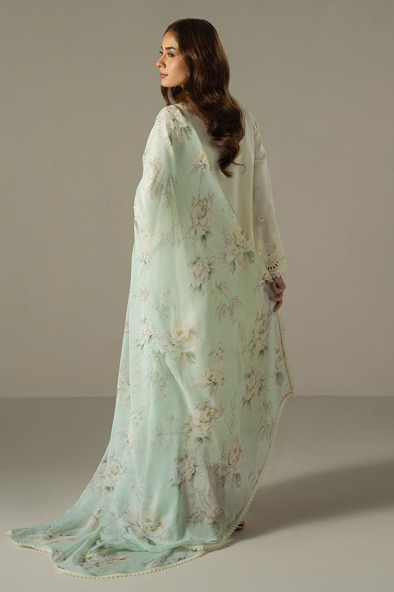 Cross Stitch | Chikankari Lawn 25 | FLORAL MELODY - Official Cross Stitch stockist in UK - Sakeena London