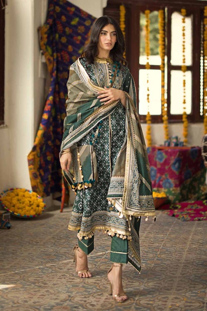 Gul Ahmed | Chunri Collection | CL-42003 B - Official Gul Ahmed stockist in UK - Sakeena London