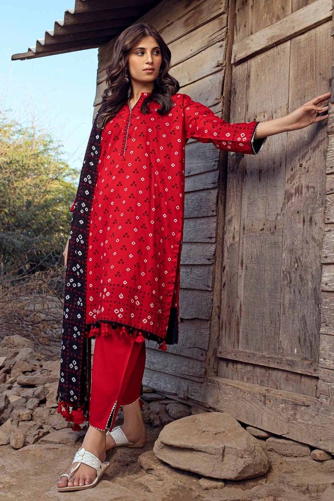 Gul Ahmed | Chunri Collection | CL-42016 - Official Gul Ahmed stockist in UK - Sakeena London