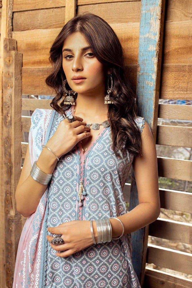 Gul Ahmed | Chunri Collection | CL-42008 A - Official Gul Ahmed stockist in UK - Sakeena London
