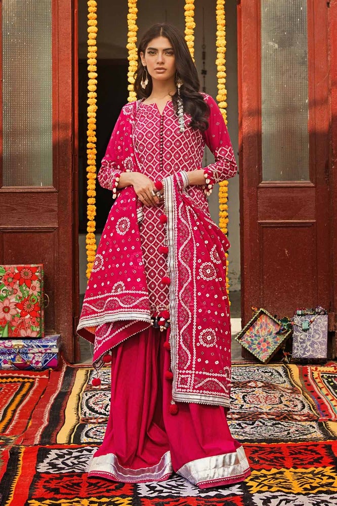 Gul Ahmed | Chunri Collection | CL-42008 B - Official Gul Ahmed stockist in UK - Sakeena London