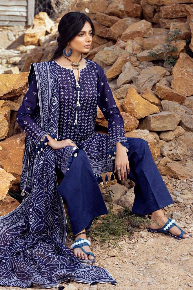 Gul Ahmed | Chunri Collection | CL-42017 - Official Gul Ahmed stockist in UK - Sakeena London