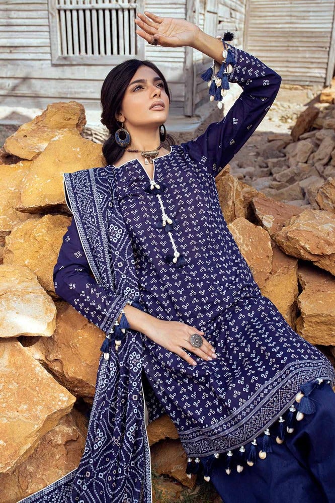 Gul Ahmed | Chunri Collection | CL-42017 - Official Gul Ahmed stockist in UK - Sakeena London
