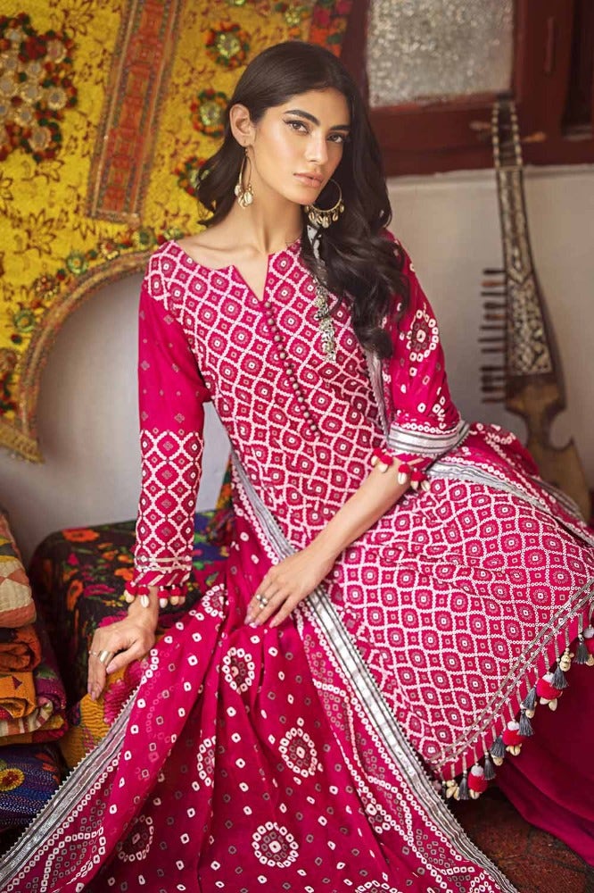 Gul Ahmed | Chunri Collection | CL-42008 B - Official Gul Ahmed stockist in UK - Sakeena London
