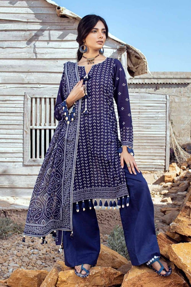 Gul Ahmed | Chunri Collection | CL-42017 - Official Gul Ahmed stockist in UK - Sakeena London