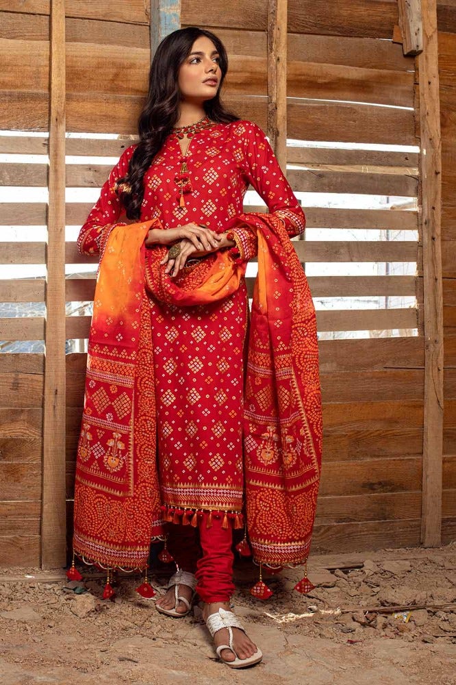 Gul Ahmed | Chunri Collection | CL-42004 A - Official Gul Ahmed stockist in UK - Sakeena London