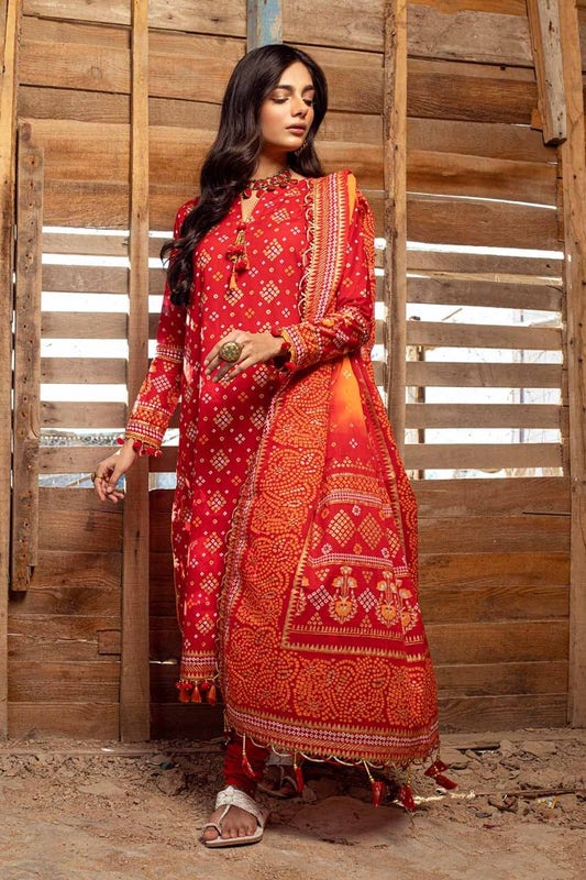 Gul Ahmed | Chunri Collection | CL-42004 A - Official Gul Ahmed stockist in UK - Sakeena London