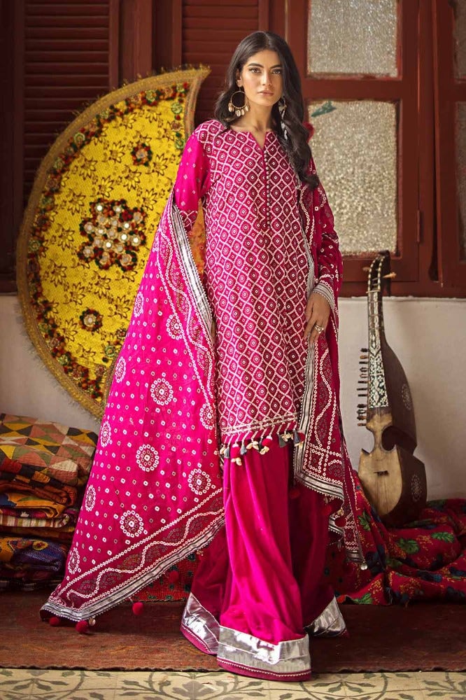 Gul Ahmed | Chunri Collection | CL-42008 B - Official Gul Ahmed stockist in UK - Sakeena London
