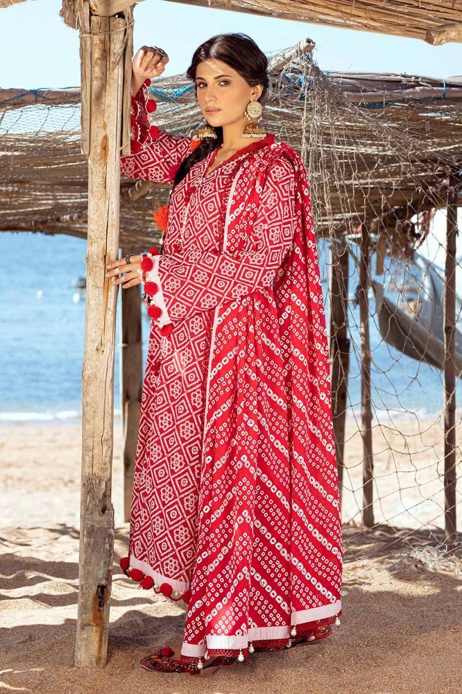 Gul Ahmed | Chunri Collection | CL-42010 A - Official Gul Ahmed stockist in UK - Sakeena London