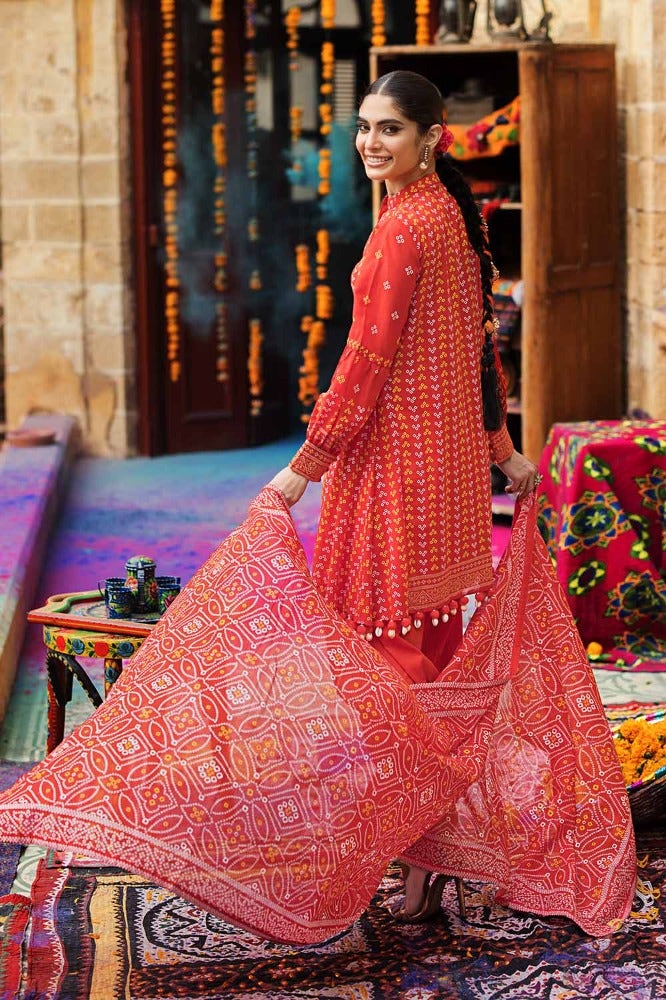 Gul Ahmed | Chunri Collection | CL-42017 - Official Gul Ahmed stockist in UK - Sakeena London