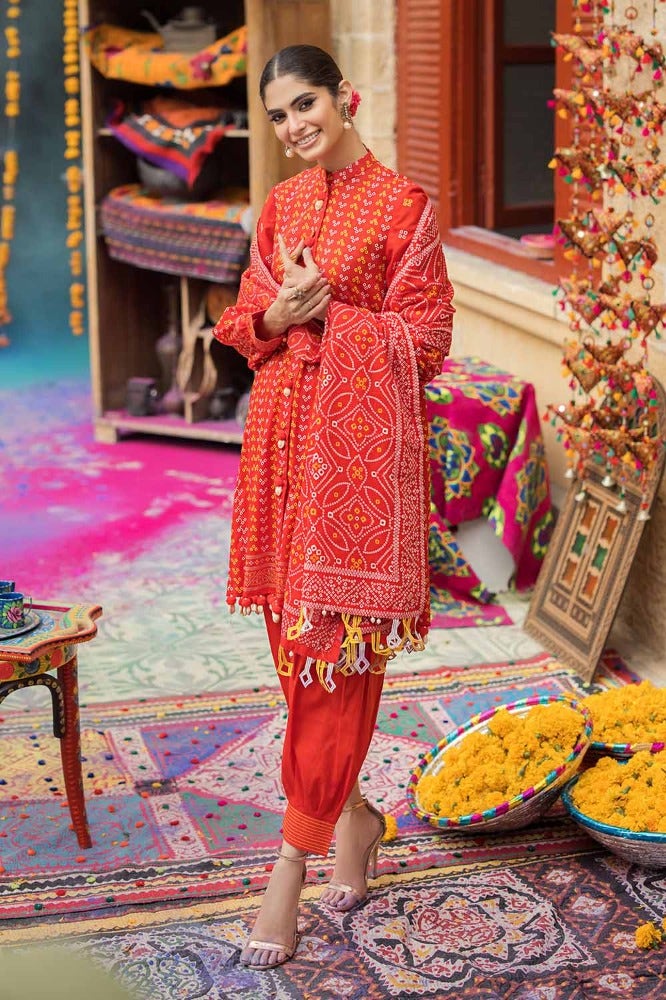 Gul Ahmed | Chunri Collection | CL-42017 - Official Gul Ahmed stockist in UK - Sakeena London