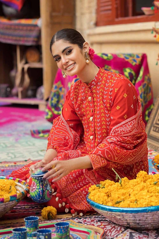 Gul Ahmed | Chunri Collection | CL-42017 - Official Gul Ahmed stockist in UK - Sakeena London